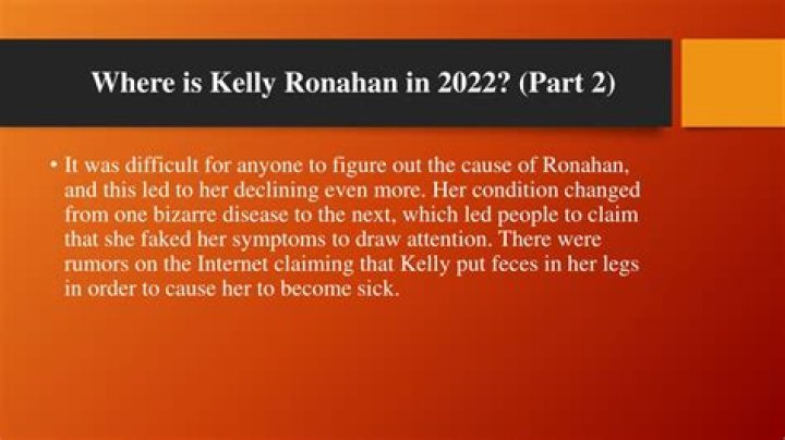 Where Is Kelly Ronahan In 2022? Munchausen Syndrome And Untold Story